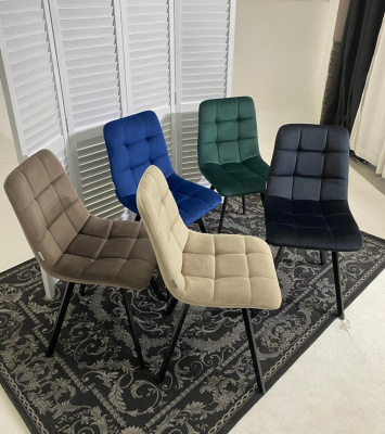 Стул CHILLI SQUARE BLUVEL-78 GREEN, велюр М-City