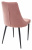 Стул NEPAL BLUVEL-52 PINK/ черный каркас, велюр M-City