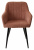 Стул BRANDY WZ2042-08 бронзовый фактурный велюр/ черный каркас М-City