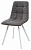 Стул CHILLI SQUARE RU-07 серая сталь, PU/ белый каркас М-City