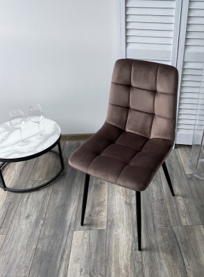 Стул CHILLI BLUVEL-38 LATTE, велюр М-City