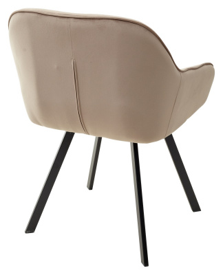 Стул GALE BLUVEL-40 BEIGE поворот.360 град., велюр М-City