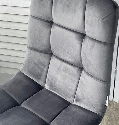 Стул CHILLI BLUVEL-14 GREY, велюр М-City
