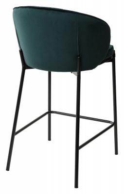 Полубарный стул WENDY BLUVEL-78 GREEN (H=65cm), велюр М-City