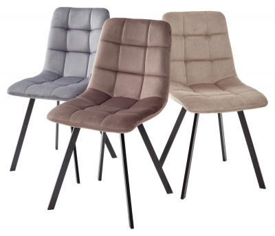 Стул CHILLI SQUARE BLUVEL-78 GREEN, велюр М-City