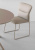 Стул FRIDA CB/1806-SK  MT.P176 MATT TAUPE/  SKUBA S98 NOUGAT