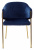 Фото: Стул DILL BLUVEL-86 NAVY BLUE, велюр/ золотой каркас, М-City Стул DILL BLUVEL-86 NAVY BLUE, велюр/ золотой каркас, М-City