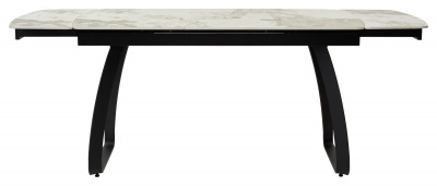 Стол LUGO 140 GLOSS LUXURY PANDORA SINTERED STONE/ BLACK М-City