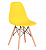 Стул EAMES [деревосид. пластик ЖЕЛТЫЙ