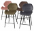 Полубарный стул MARCEL BLUVEL-52 PINK (H=65cm), велюр М-City